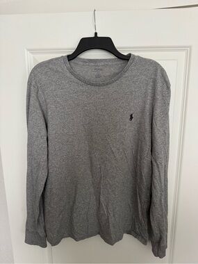 Polo by Ralph Lauren Gray Long-Sleeve Crewneck Tee